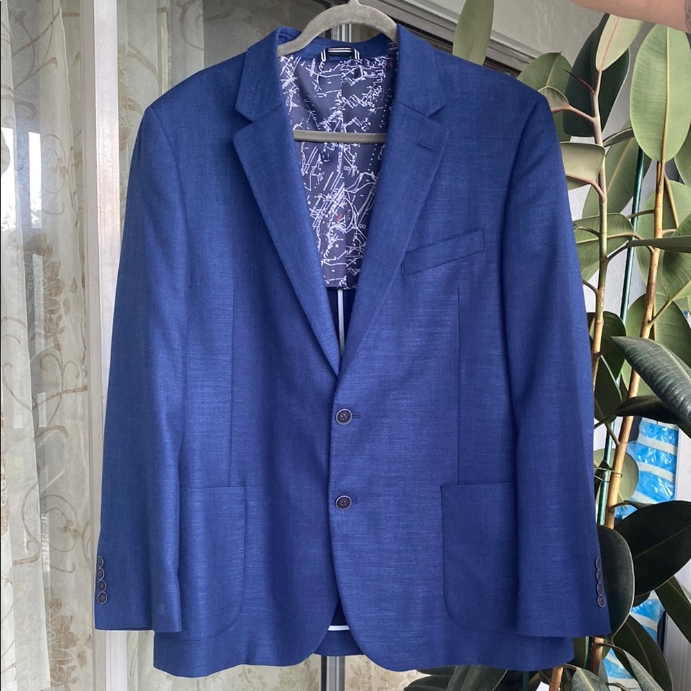 Nautica Modern Fit Microsuede Sport Coat